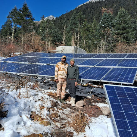 solar for mountain area 